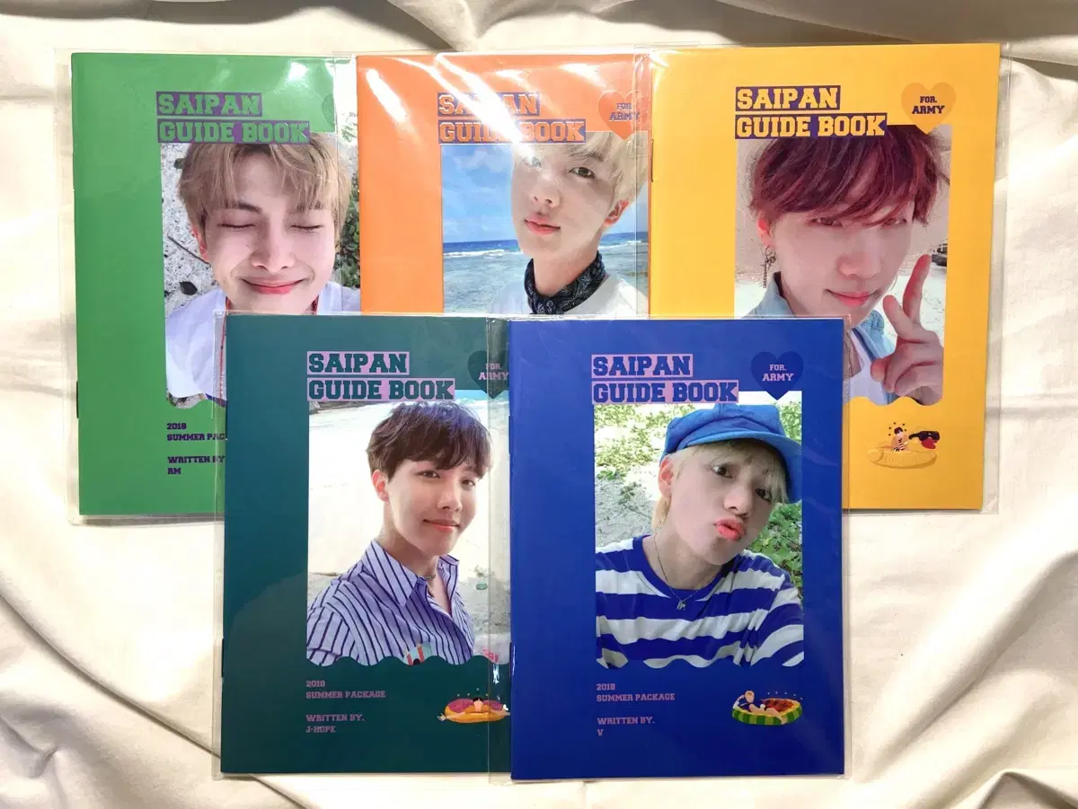 방탄 썸머패키지 가이드북 일괄 판매 양도 정국 지민 뷔 알엠 슈가 포카