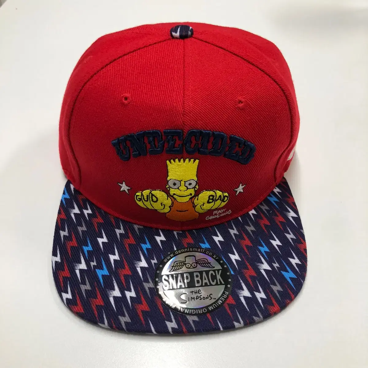 (새상품) The Simpsons 바트 심슨 스냅백 (57cm)