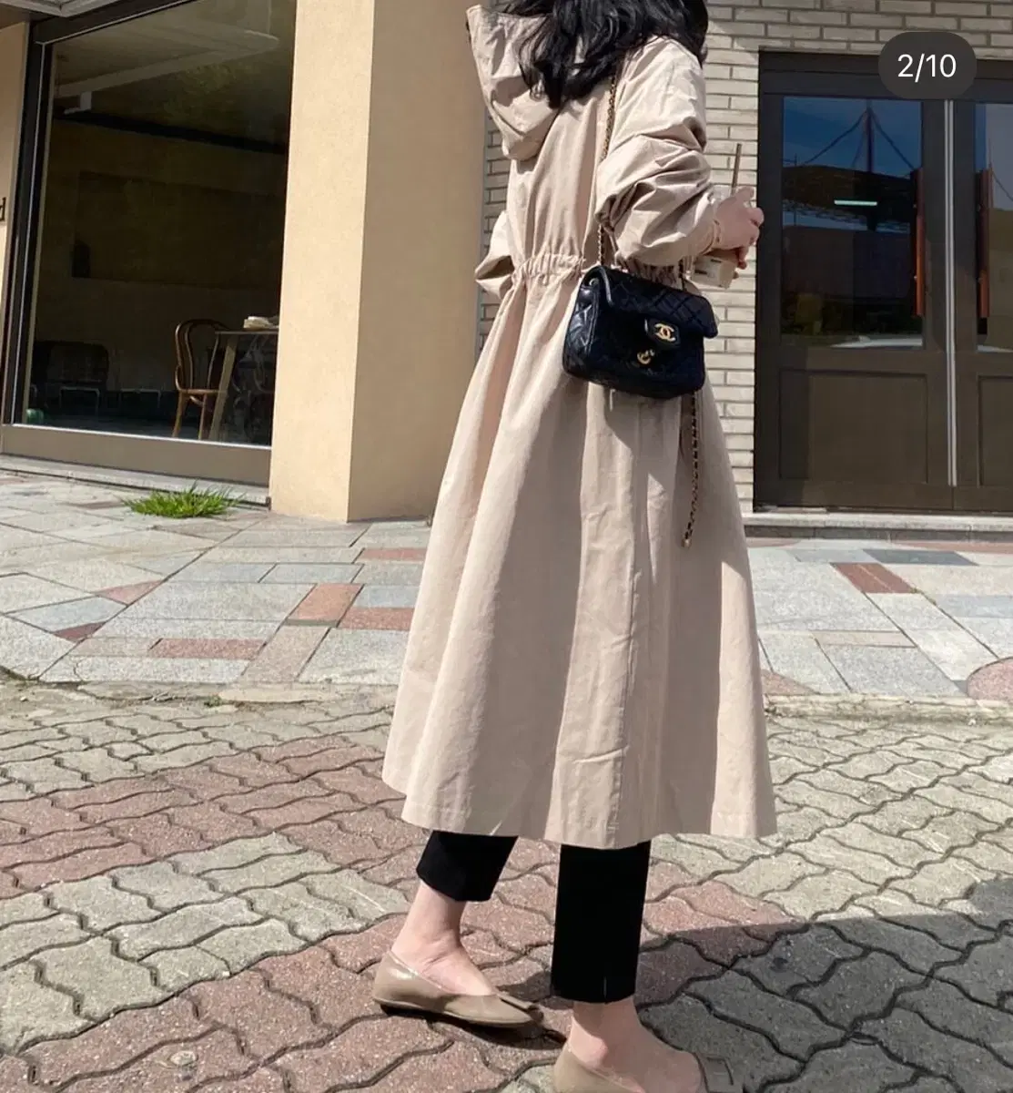 리앙쥬 롱 바람막이 자켓