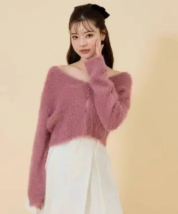 레이디 아젤 페더 가디건
