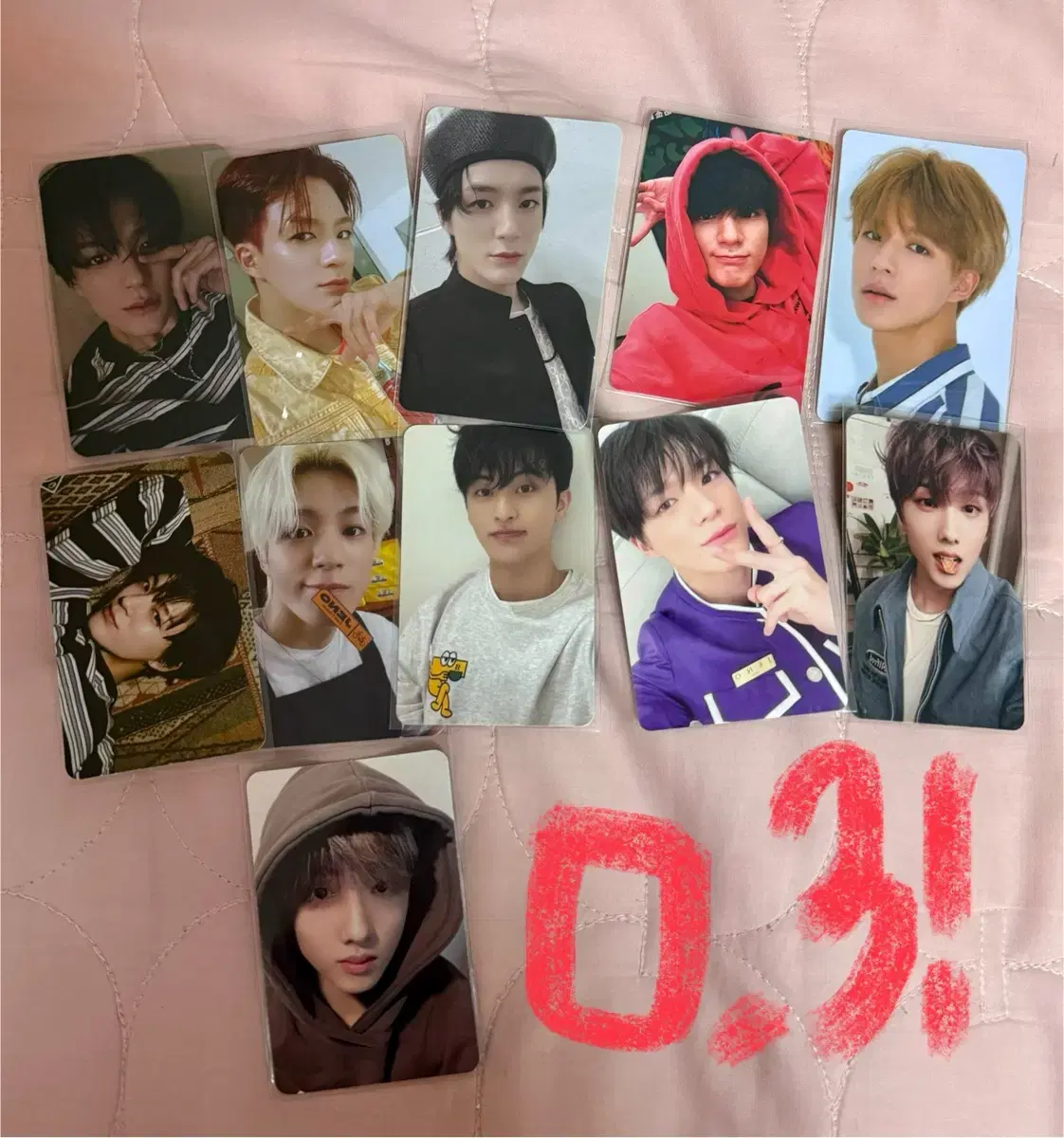 엔시티 드림 지성 제노 마크 포카 팔아요