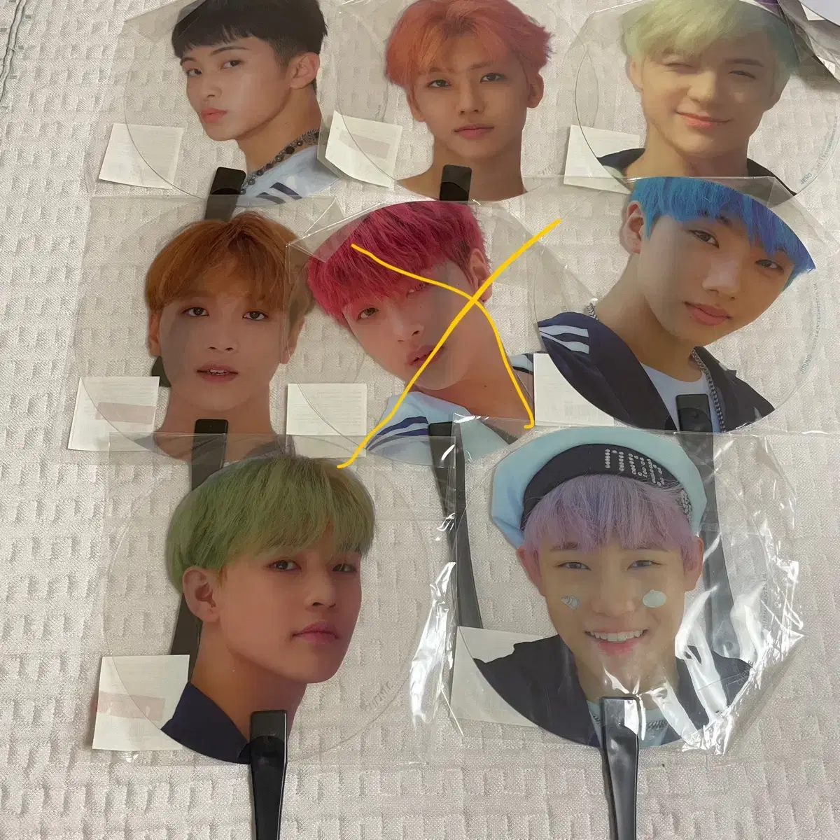 엔시티 드림 공식 굿즈 위고업 위영 부채 마크 해찬 재민 제노 천러 지성