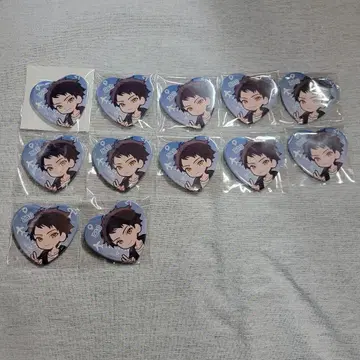 에이트리 키노우치 다오 하트 캔 캔뱃지 커버 9개 포함
