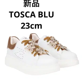 새상품 TOSCA BLU 비쥬 통굽 스니커즈 23cm