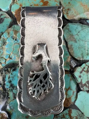 Wild wood silver925 머니 클립
