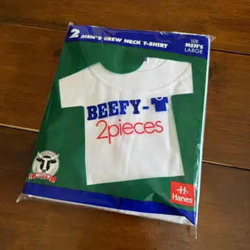 Hanes 헤인즈 구 택 90's BEEFY 비피 데드스탁