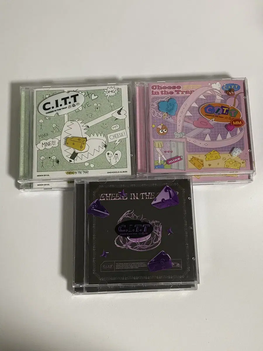 [일괄] 마마무 문별 치인트 치즈인더트랩 cd 앨범 스티커