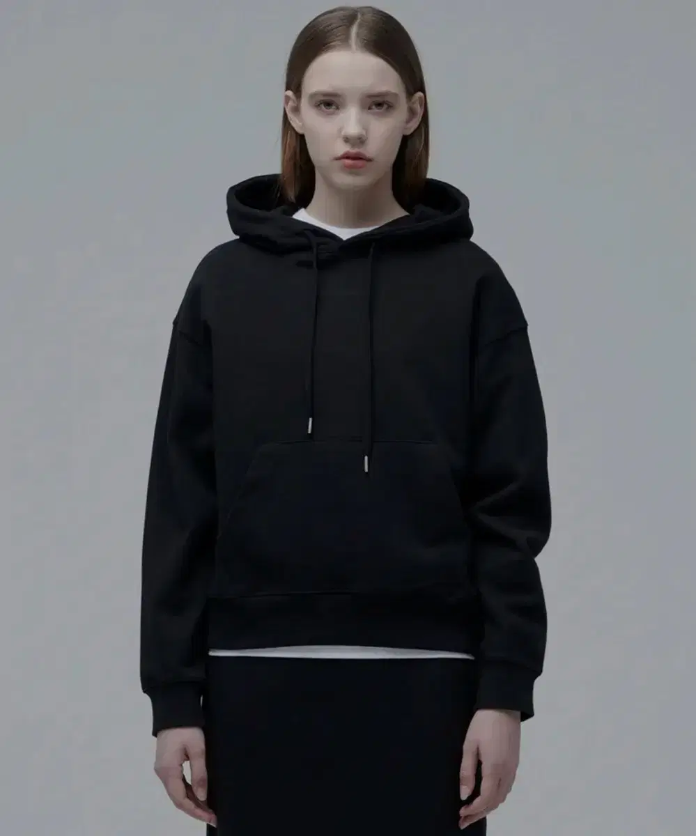 Melange Master Women's Oversized Sweatshirt Hoodie (Black, L)