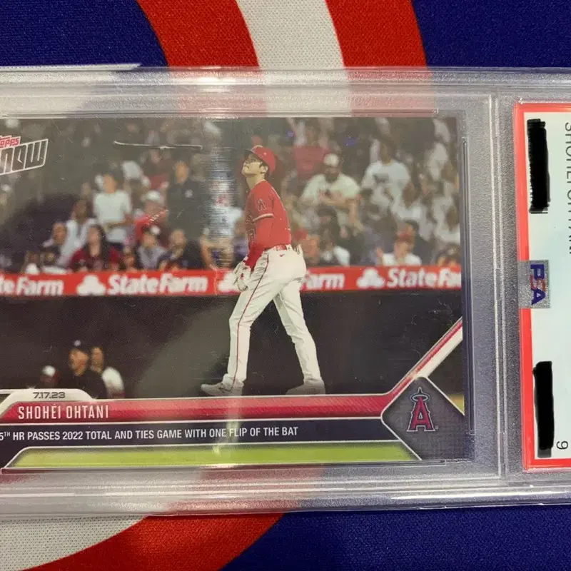 2023 Topps Now Ohtani PSA 9등급 오타니 카드