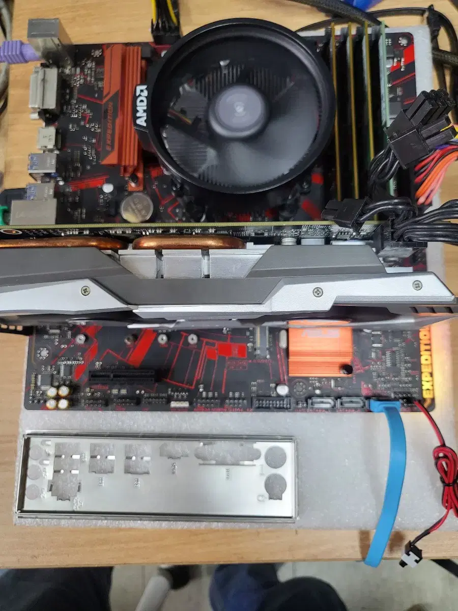 [ASUS] EX A320M GAMING+3600+쿨러(램소켓 4개
