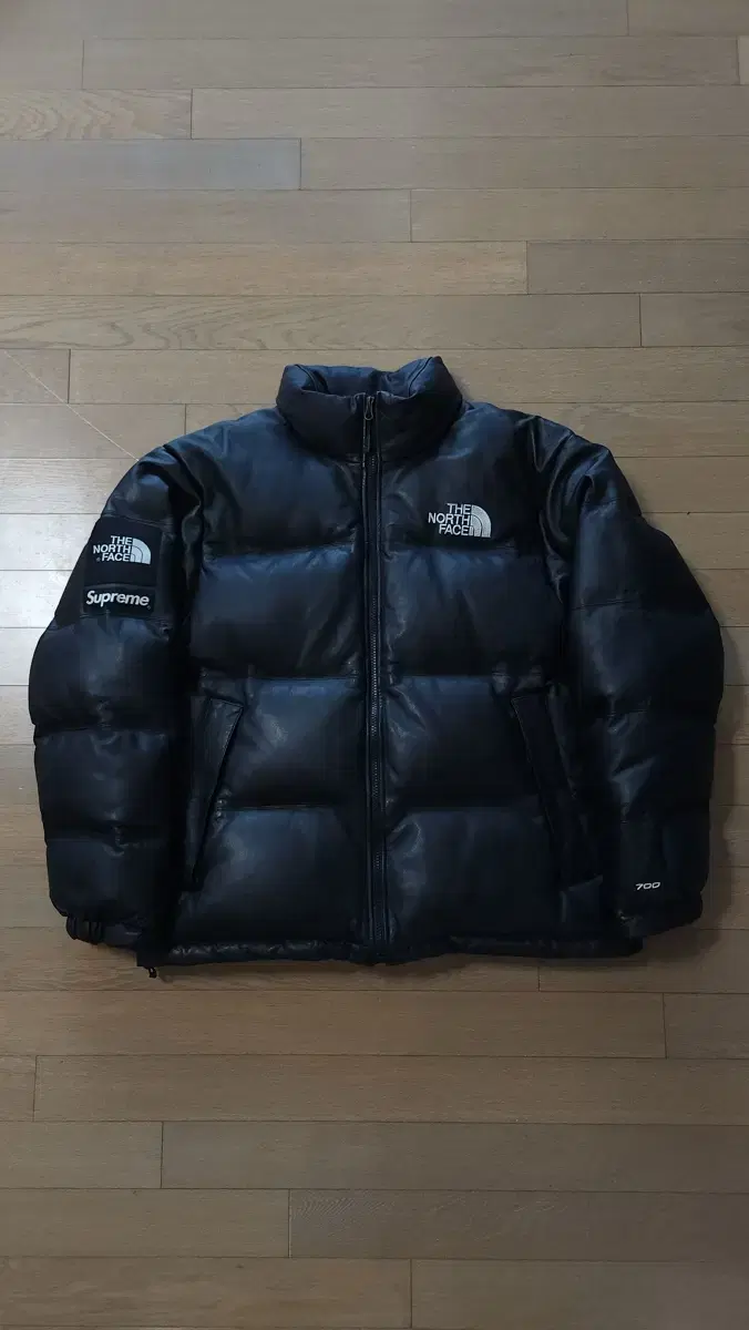 Supreme North Face Leather Nooksi Black L