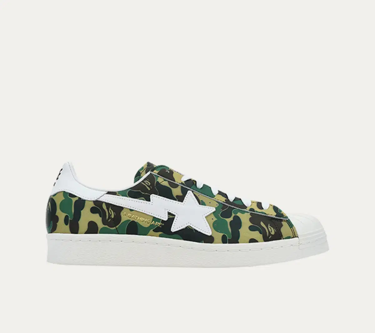 아디다스 베이프 슈퍼스타 80s Green Camo 275
