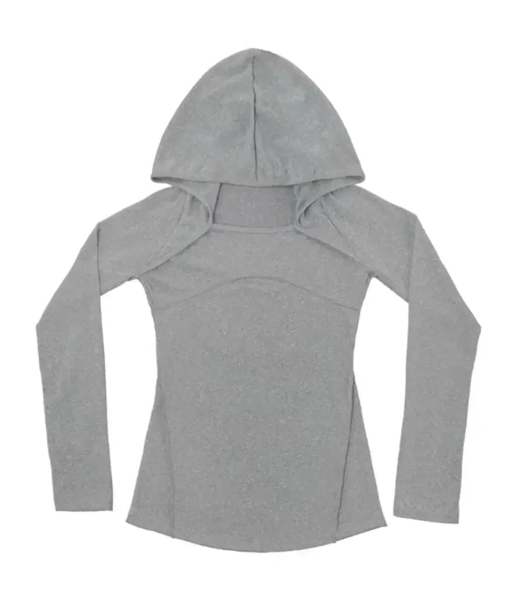 오호스 wrap bolero knit hoodie