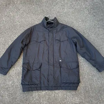 90년대 라코스테 다운 코트 블루종 아우터 충전솜