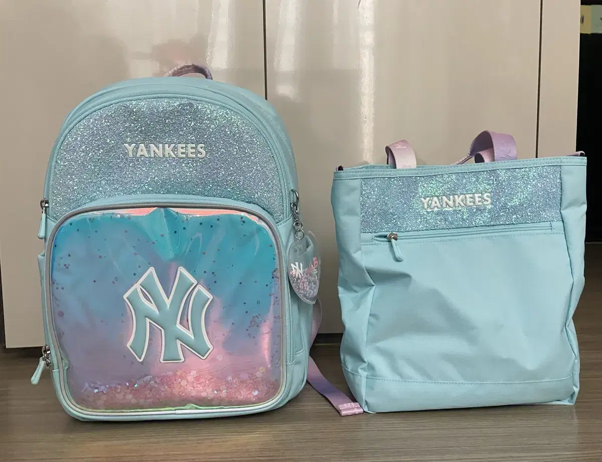 MLB 샤이니 책가방 보조가방 세트 새상품