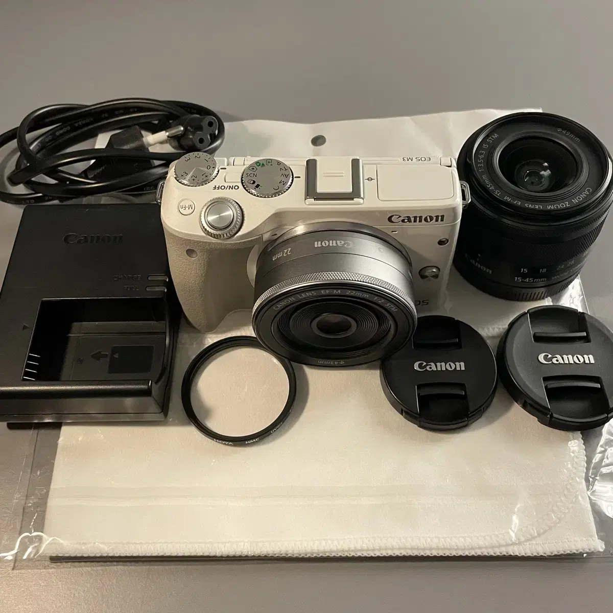 캐논 M3 + 22mm F2 + 15-45 STM 더블렌즈킷