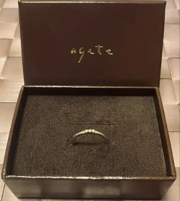 agete k10 반지 9호