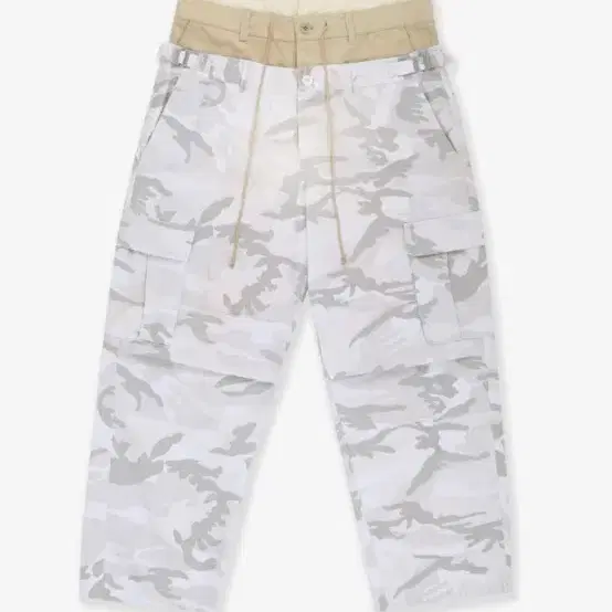 PROJECT GR | 프로젝트지알 Project GR 3-layered white camo cargo