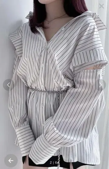 Heather AZATO 모듬 빅 셔츠