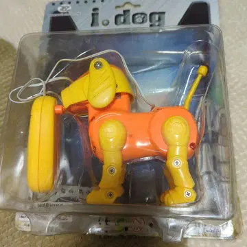 i.dog 리모컨 개 오렌지색과 옐로우 컬러