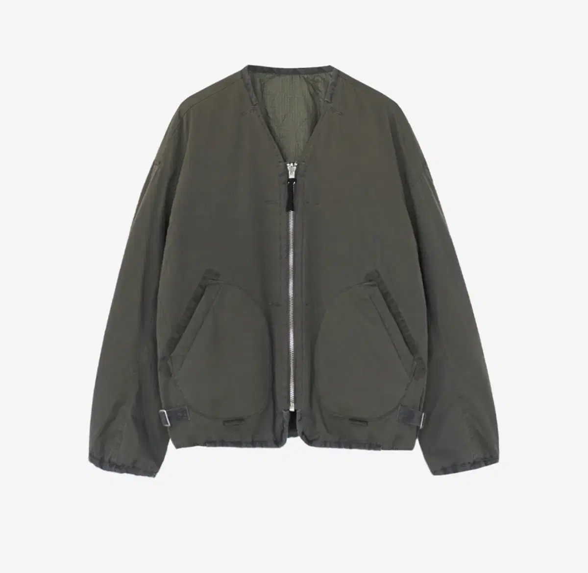 [3] 폴리테루 24fw 라이너 유즈드 올리브 + 퀼티드 그린 새상품