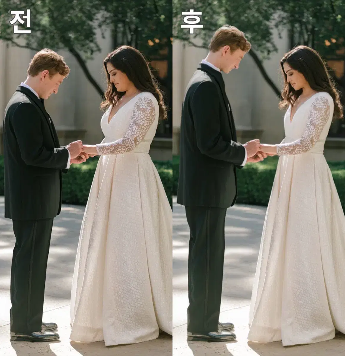 웨딩사진 보정 / 포토샵 인물 보정