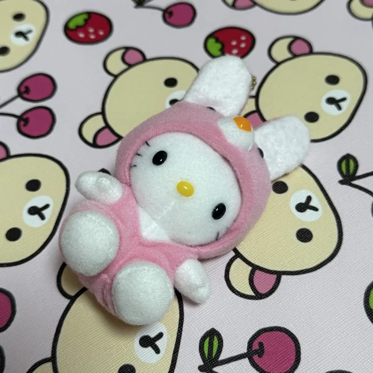 고전키티 토끼 인형 키링