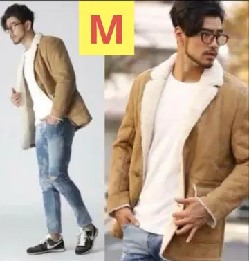 무스탕 재킷 보아 재킷 플리스 아우터 남성용 M