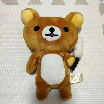 레어 리락쿠마 봉제 인형 꼬치 빵 화이트 택 초기 버전