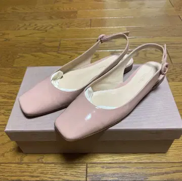 Gianvito Rossi 스퀘어토 플랫슈즈 37