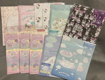 산리오 레터 세트 10권 세트 헬로키티 폼폼푸딩 쿠로미