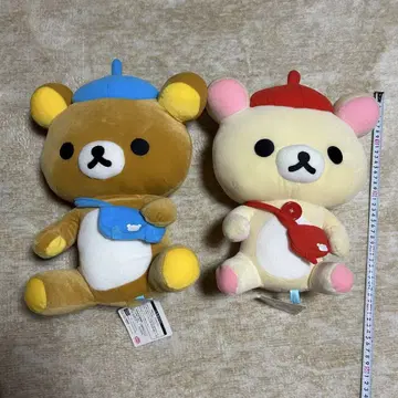 리락쿠마 코리락쿠마 봉제 인형 세트 오키라쿠 트래블 봉제 인형 XL