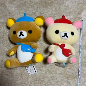 리락쿠마 코리락쿠마 봉제 인형 세트 오키라쿠 트래블 봉제 인형 XL