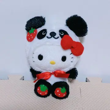 헬로키티 봉제 인형 팬더 딸기 팬더 키티 봉제 인형