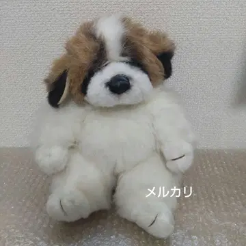 오리엔탈 토이 세인트 버나드 개 봉제 인형 레트로