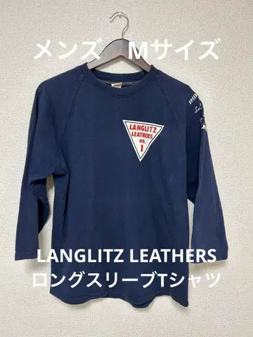 LANGLITZ LEATHERS 시리얼 No. 부착 7부 소매 T셔츠
