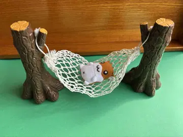 실바니안 패밀리 해먹 세트 & 햄스터 구락부 시게치 봉제 인형