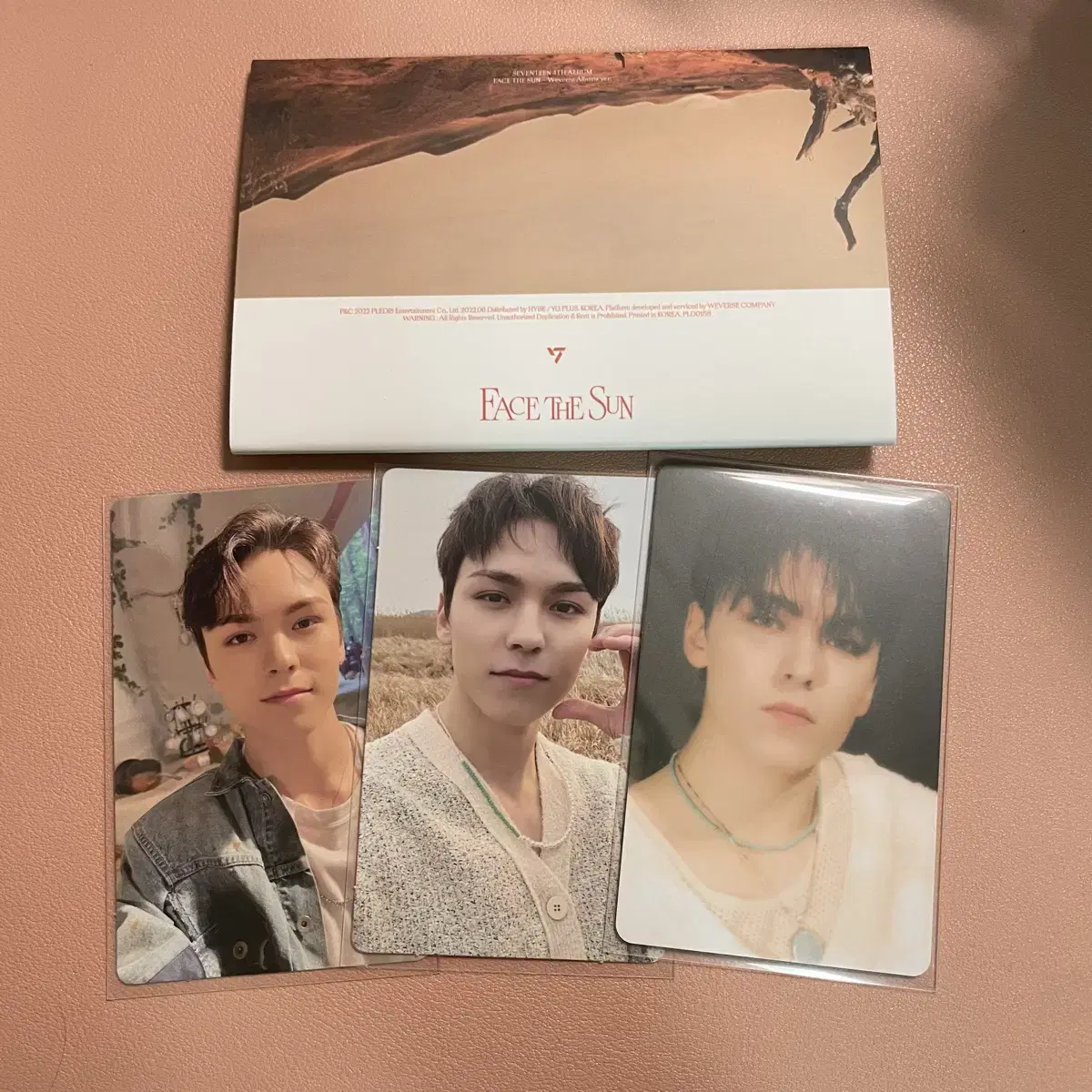 세븐틴 페더썬 위버스버전 버논 양도