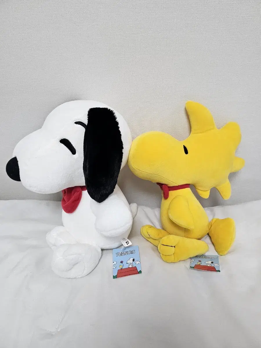 [새상품,택있음](정품인형)27cm 스누피,우드스탁 인형 일괄 세트