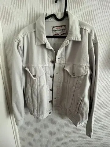 made in usa YIELD JEANS 라이트 그레이 데님 자켓