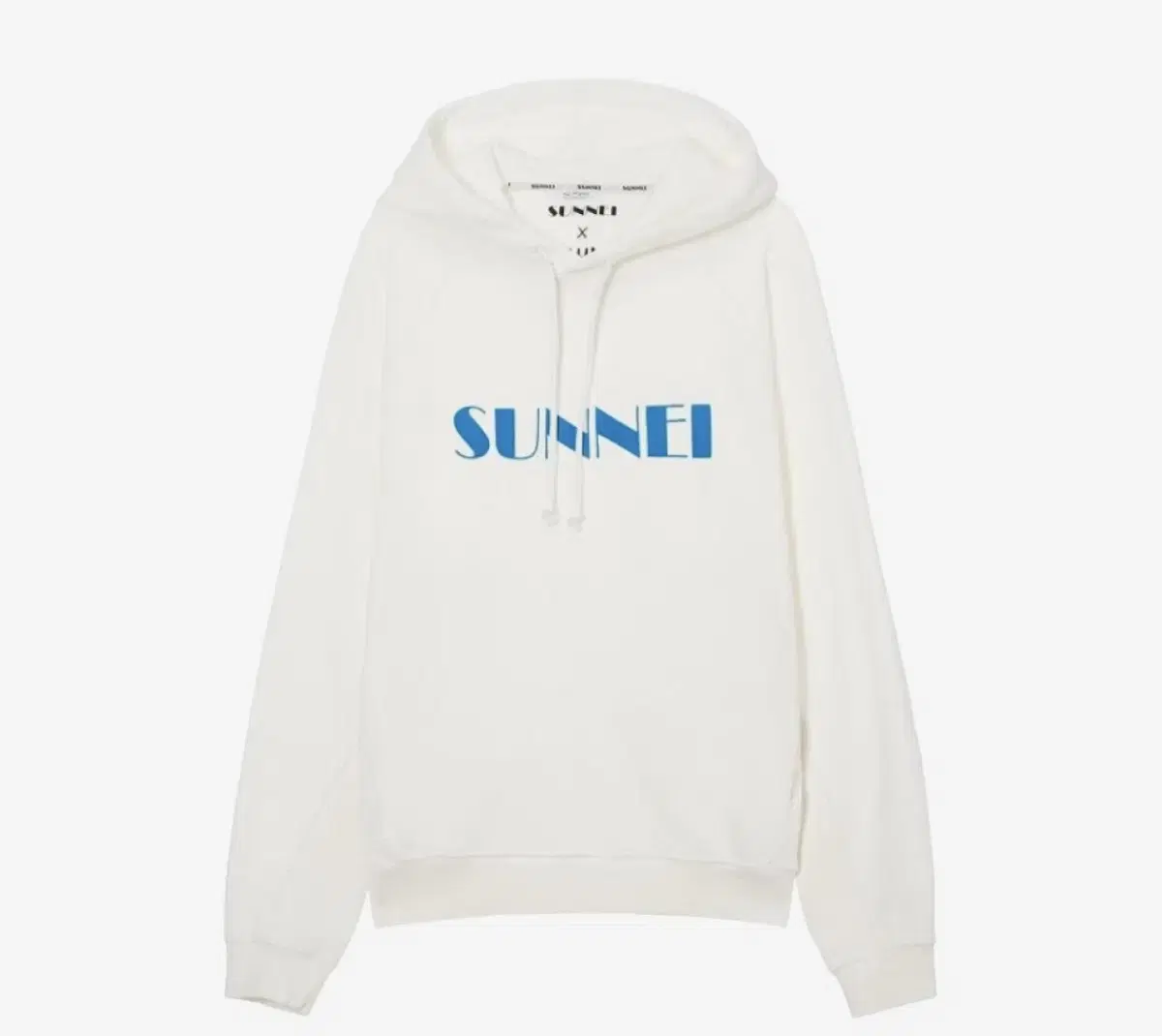 sunnei 써네이 후드티 로고 화이트