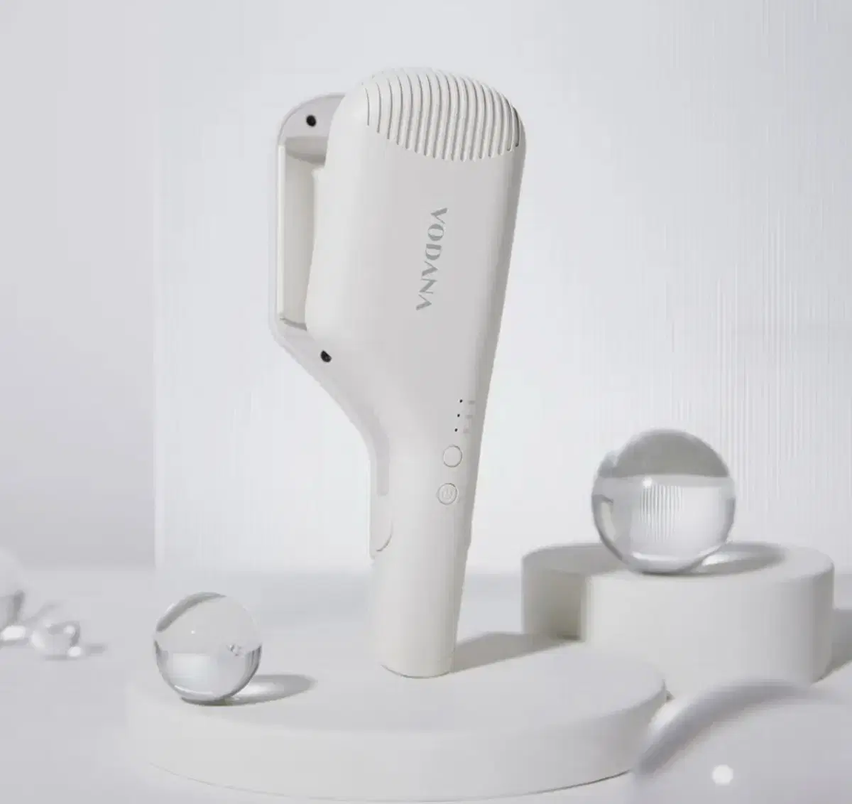 (미개봉새상품) 보다나 컴팩트 물결고데기 38mm 아이보리무드
