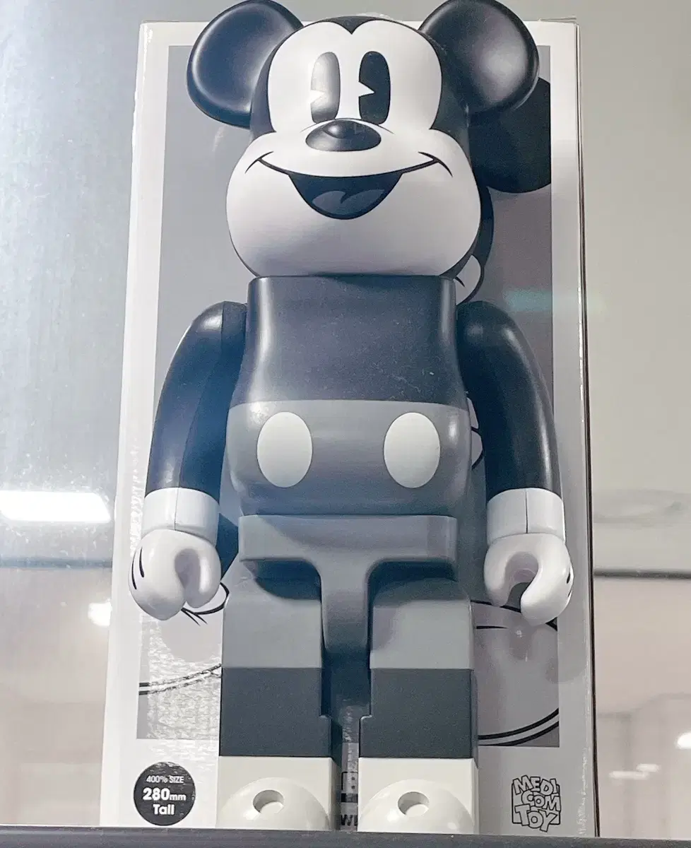 베어브릭 미키 흑백 400%