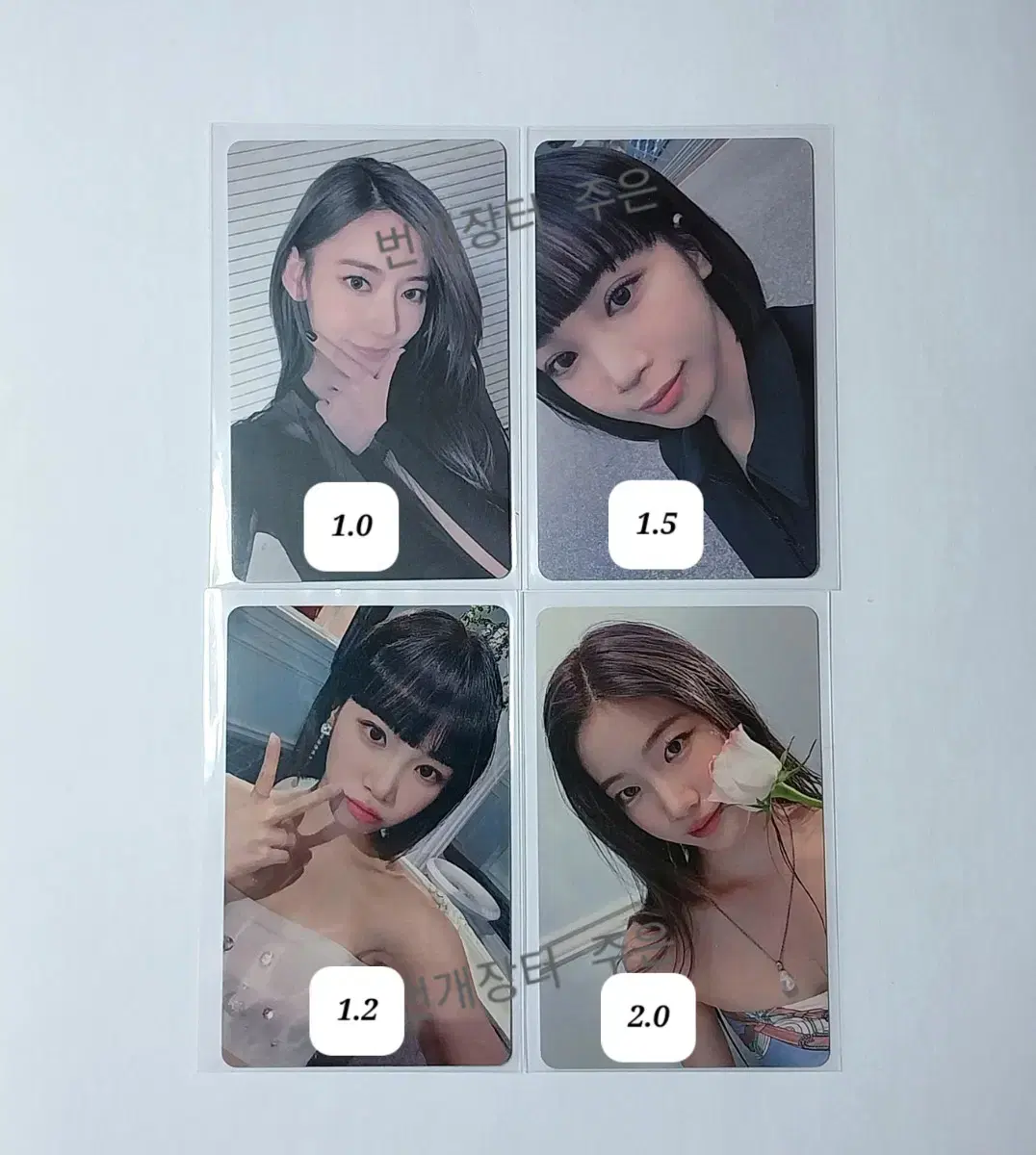 르세라핌 사쿠라 카즈하 김채원 피어리스 위버스샵 포카 럭드 사웨 엠투유