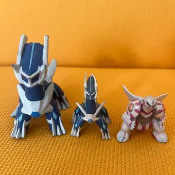 포켓몬스터 포켓몬몬스터 몬콜레 피규어 디아루가 파르키아 3체