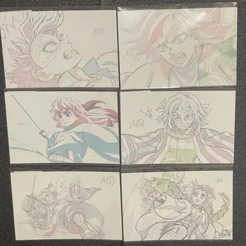 귀멸의 칼날 기둥전 엽서 기둥 미츠리, 무이치로 기유 코바나이 시노부