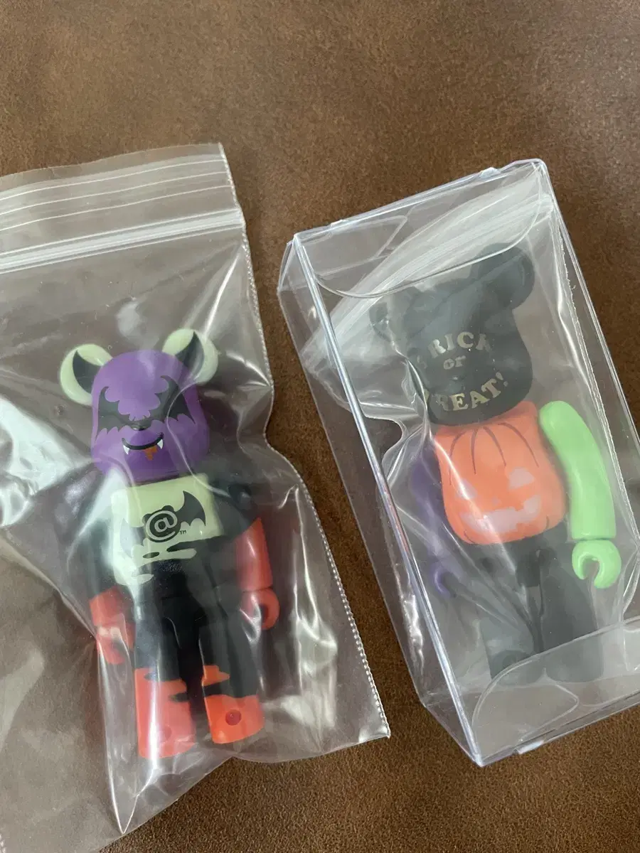 Bearbrick Halloween 100% 2010, 2011 Light-up Glow-in-the-dark