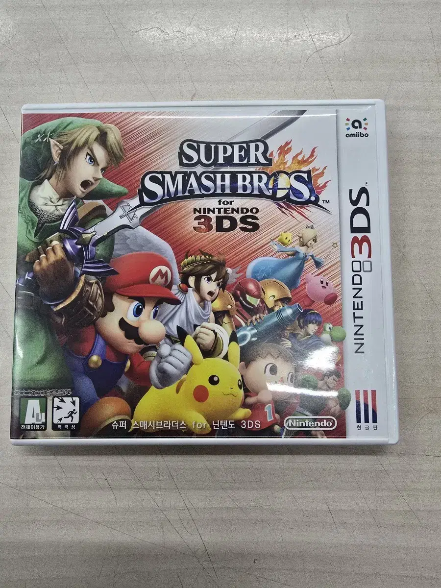 [3DS] 닌텐도 "슈퍼스매시브라더스 (대난투)" 판매합니다.