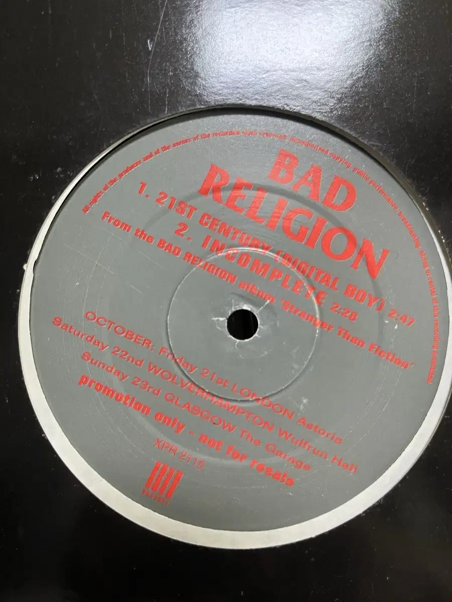 (펑크) Bad Religion- 21st Century lp