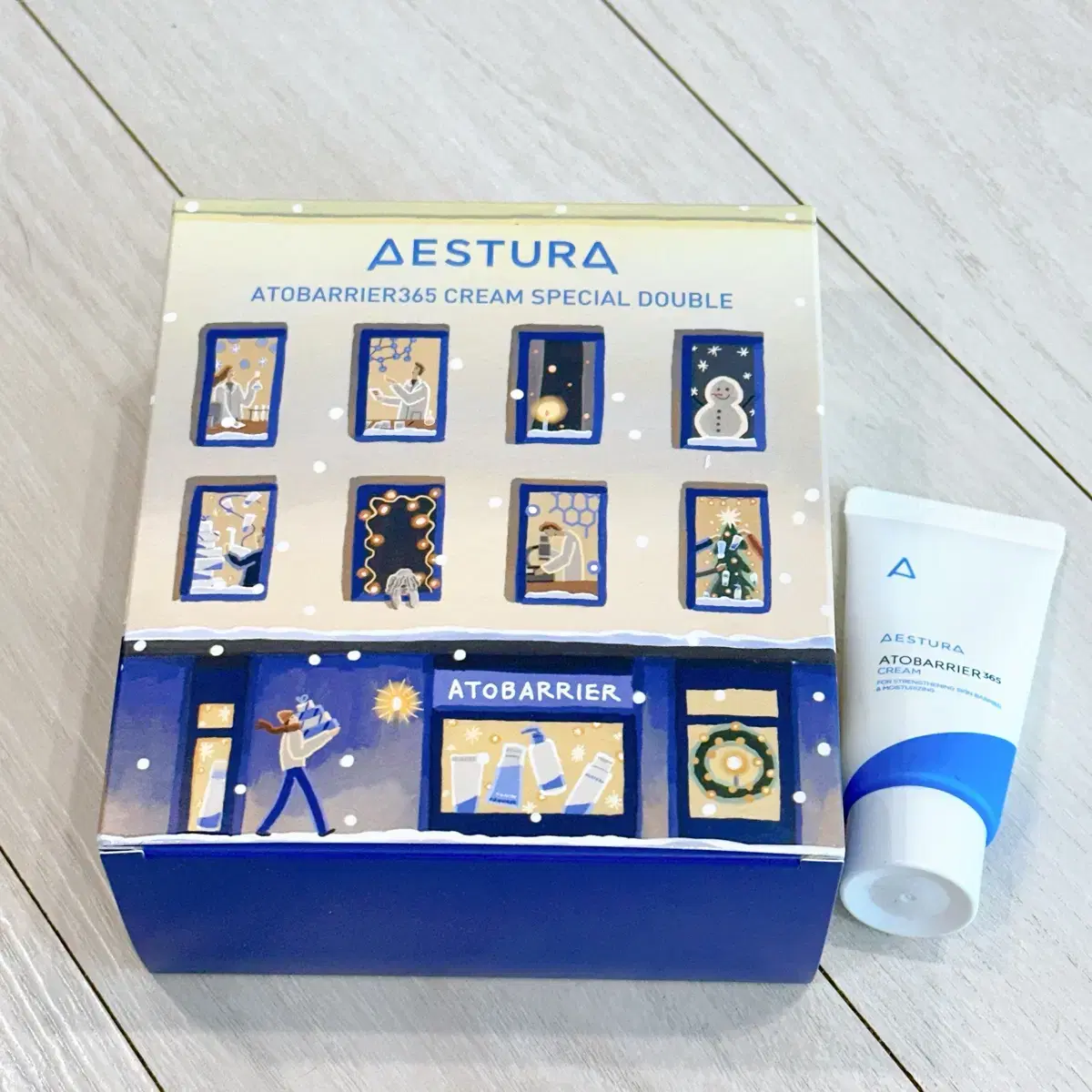 (Unsealed new product) Aestura Atopバリアクリーム 80ml 2ea + 30ml 1ea